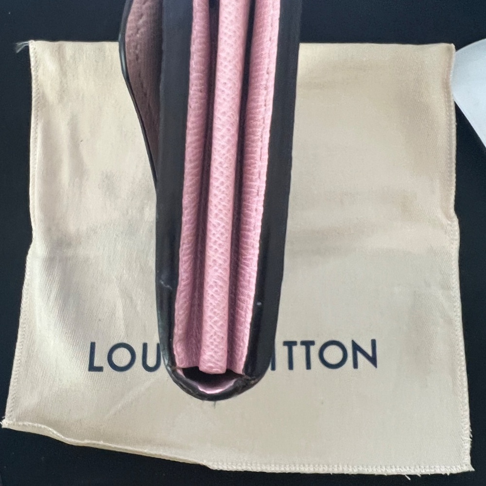 AUTHENTIC LOUIS VUITTON Sarah Long Wallet Rose Ballerine - Picture 6 of 12